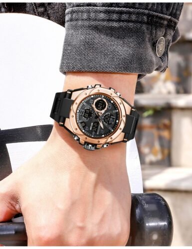 Mens Digital Watch Tactical Military Army Waterproof  Stopwatch Dual Time Outdoor Survival Sports Luminous Electronic Alarm Clock