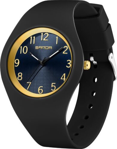 Findtime Ladies Watches Waterproof Watches for Women Soft Silicone Strap  Simple Watch  Nurse Watch with Secondhand -6186