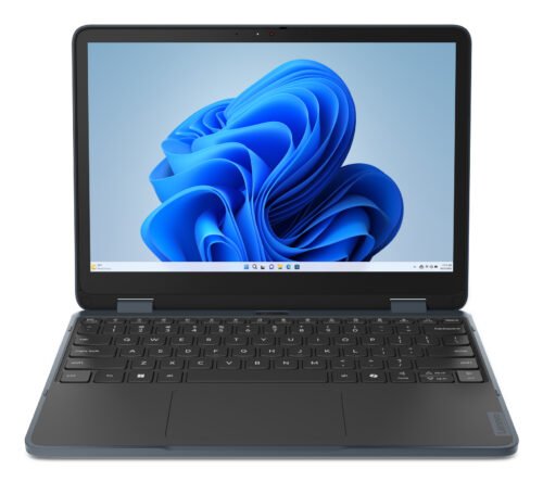 Lenovo 500w 2-in-1 Gen 5 Intel® N N150 Hybrid (2-in-1) 31 cm (12.2") Touchscreen WUXGA 8 GB LPDDR5-SDRAM 128 GB SSD Wi-Fi 6E (802.11ax) Windows 11 Pro English Grey