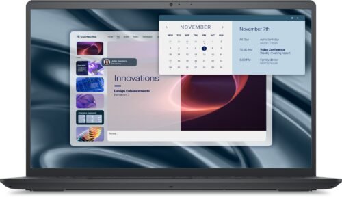 DELL Pro 15 Essential PV15255 AMD Ryzen™ 5 7520U Laptop 39.6 cm (15.6") Full HD 8 GB LPDDR5-SDRAM 512 GB SSD Wi-Fi 5 (802.11ac) Windows 11 Pro UK English Black